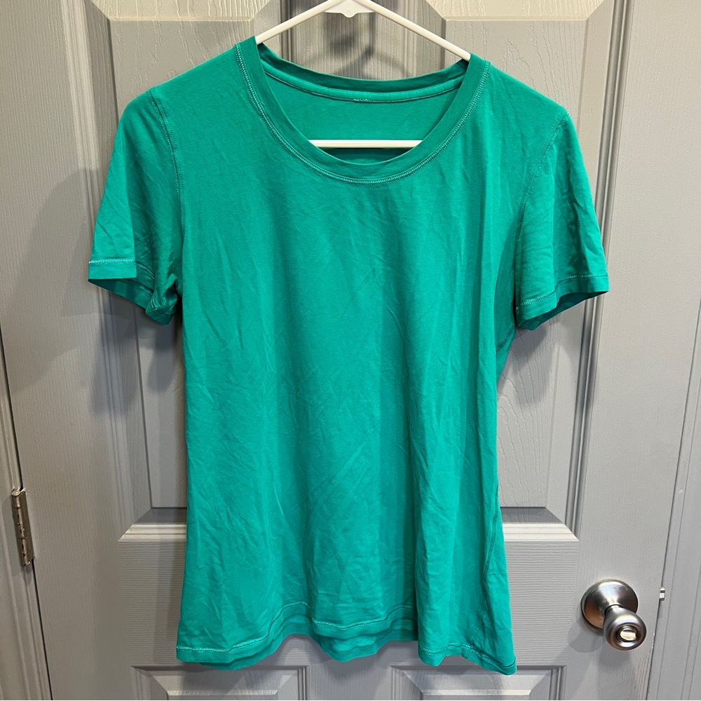 Lululemon Green Crew Neck SS Tee - Size 8